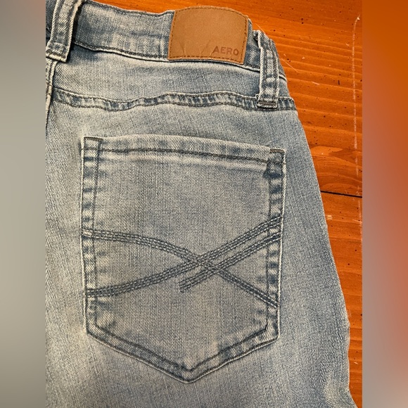 Aeropostale high rise skinny jeans size 000 short - Picture 2 of 5